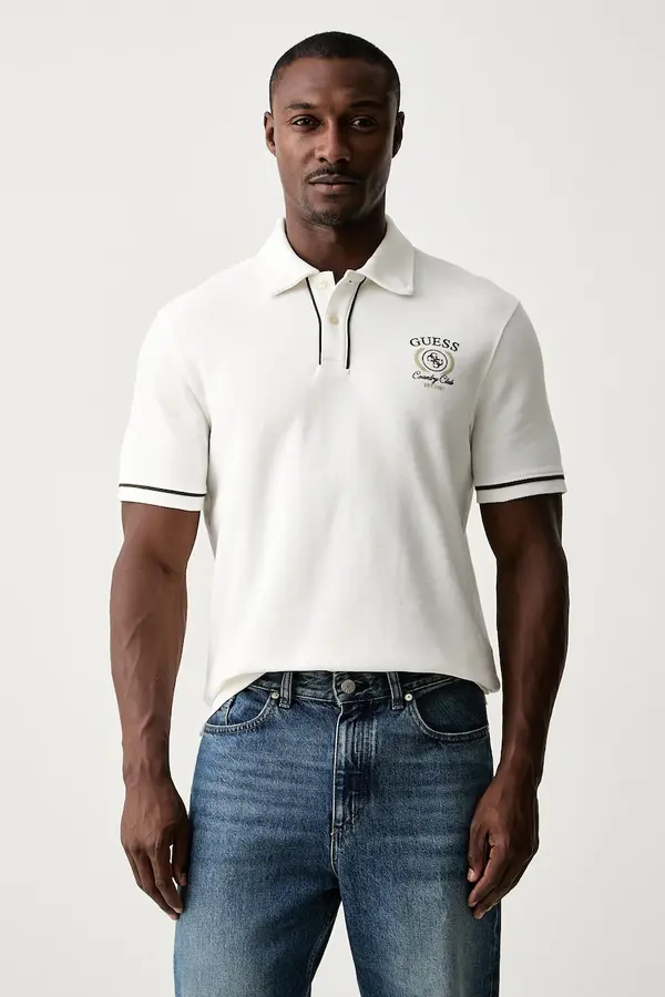 Guess Guess polo majica moška bombažna