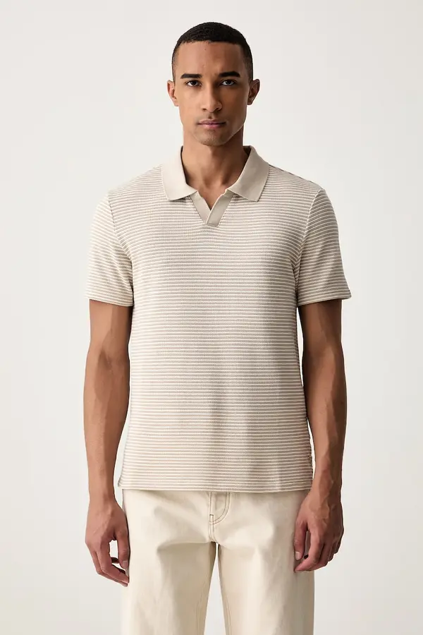 Guess Guess polo majica moška z bombažem JOHNNY