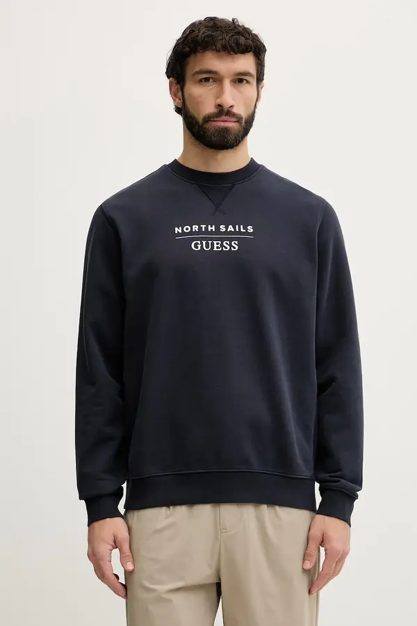 Guess Guess pulover moški bombažen x North Sails