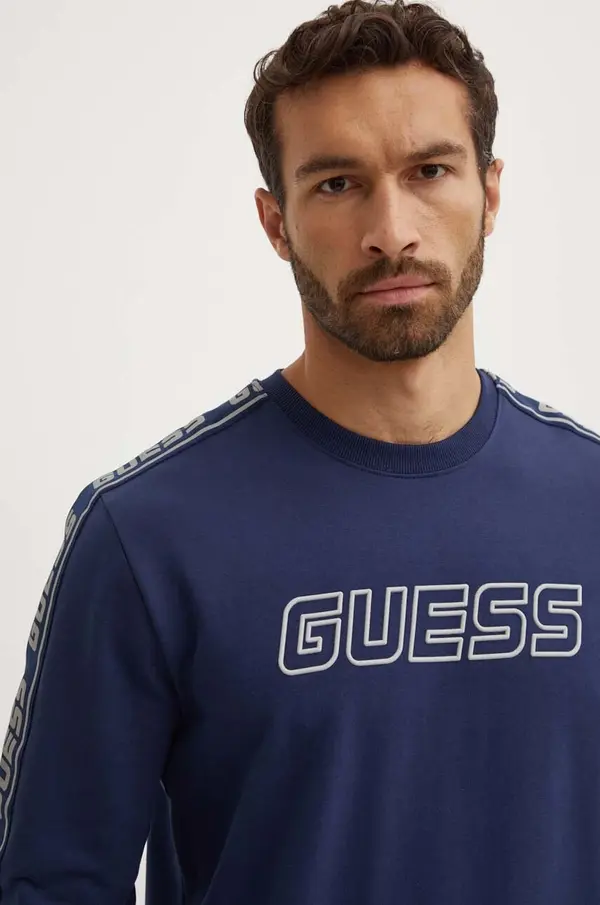 Guess Guess pulover moški z bombažem ARLO