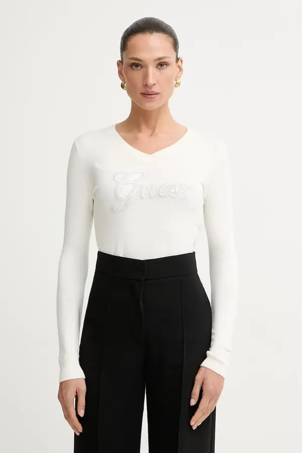 Guess Guess pulover ženski z viskozo LENA