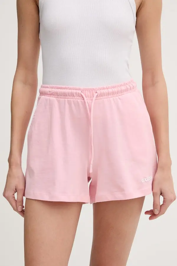 Guess Guess trenirka kratke hlače ženske bombažne GIADA