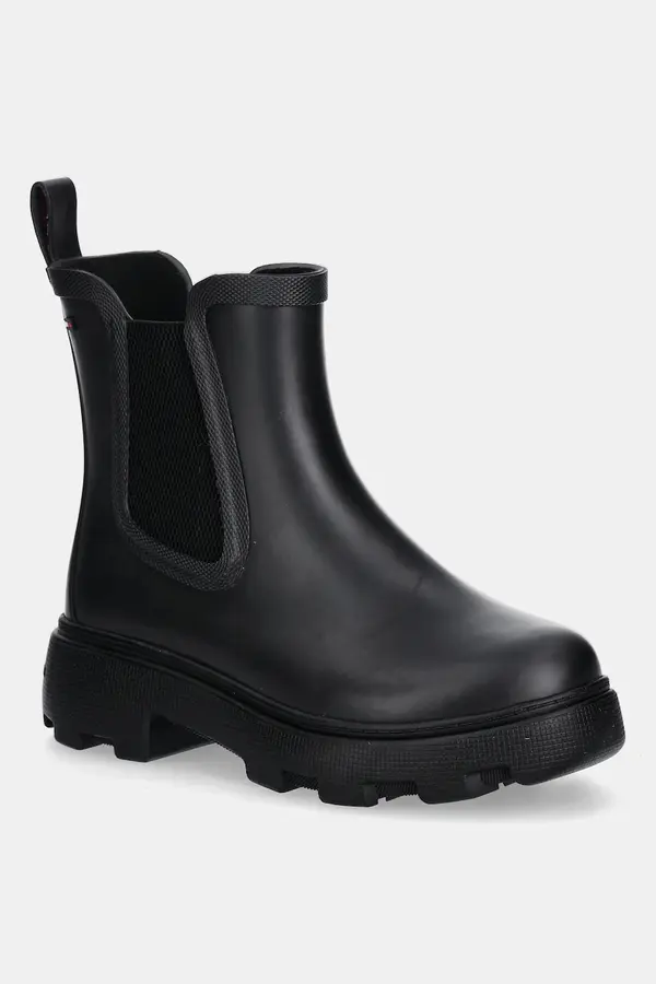 Tommy Hilfiger Gumijasti škornji Tommy Hilfiger FLAG ANKLE RAINBOOT WARM LINING