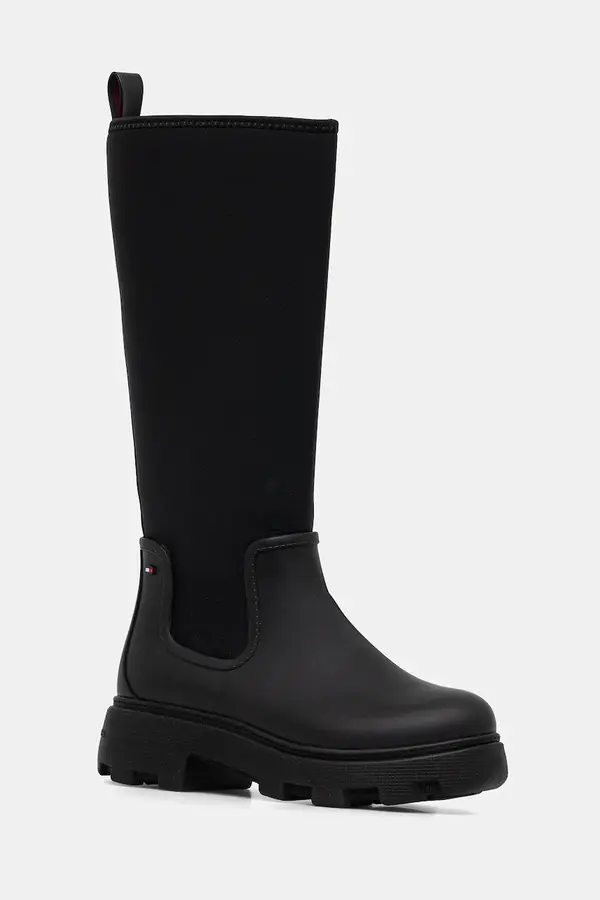 Tommy Hilfiger Gumijasti škornji Tommy Hilfiger FLAG LONG RAINBOOT WARM LINING