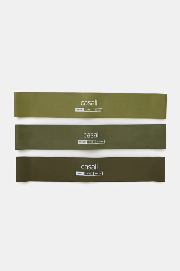 Casall Gumijasti trakovi za vadbo Casall 3-pack zelena barva