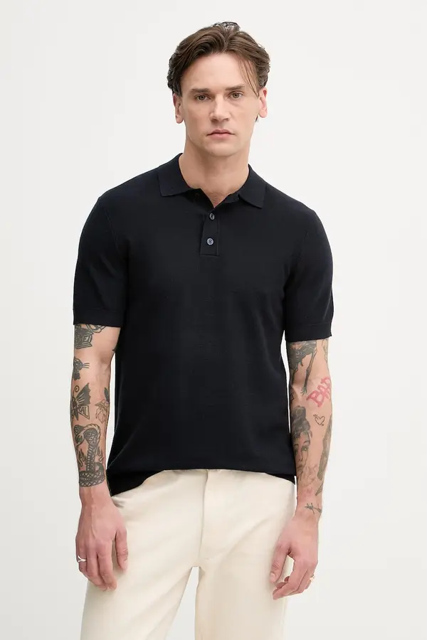 Hackett London Hackett London polo majica moška z bombažem