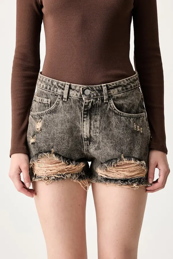 Haveone Haveone kratke hlače ženske denim
