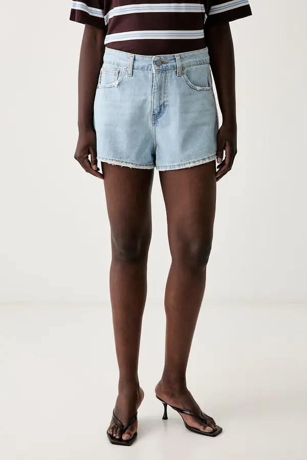Haveone Haveone kratke hlače ženske denim