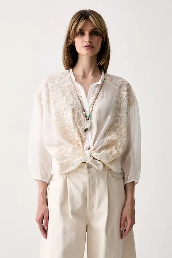 Haveone Haveone srajca ženska z lyocellom