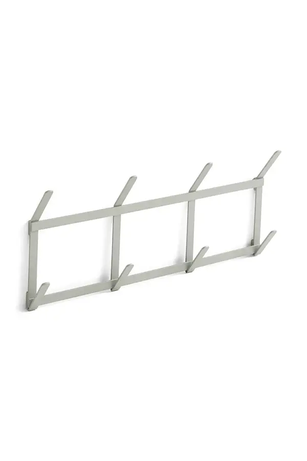 HAY HAY obešalnik stenski iz prašno barvanega jekla 22 x 49,5 x 5,5 cm