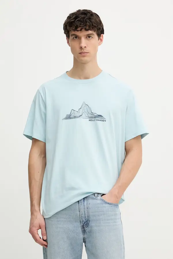 Helly Hansen Helly Hansen kratka majica moška bombažna MASSIF GRAPHIC