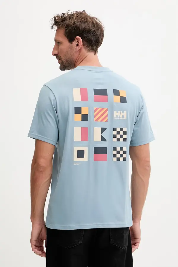 Helly Hansen Helly Hansen kratka majica moška bombažna SHORELINE