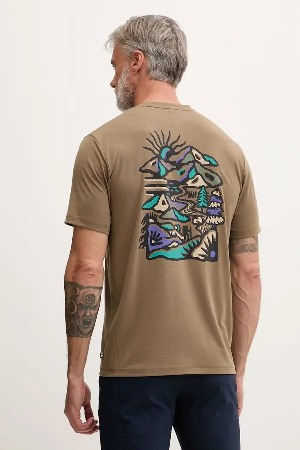 Helly Hansen Helly Hansen moška kratka majica SKOG RECYCLED GRAPHIC
