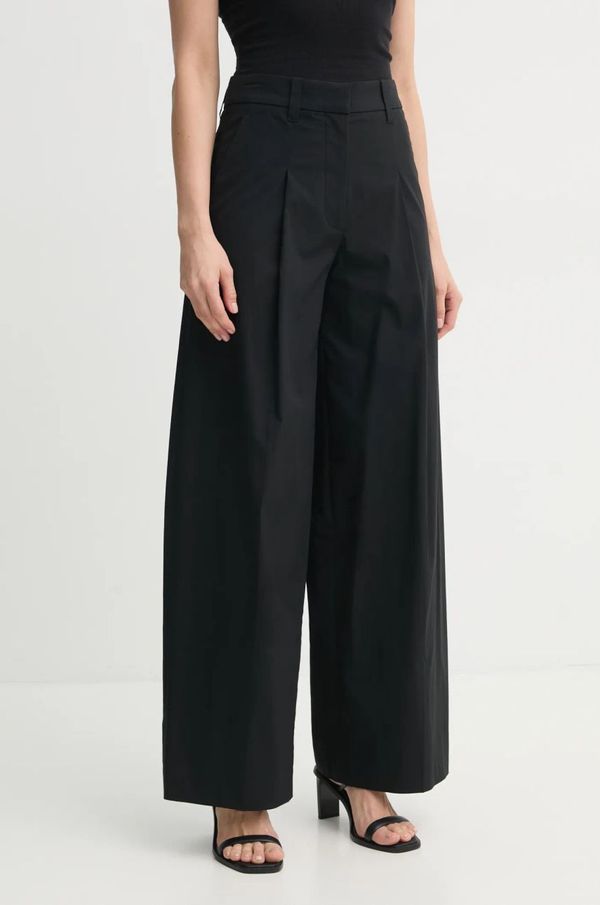 A.L.C. Hlače A.L.C. ženske, črna barva, 2PANT01134