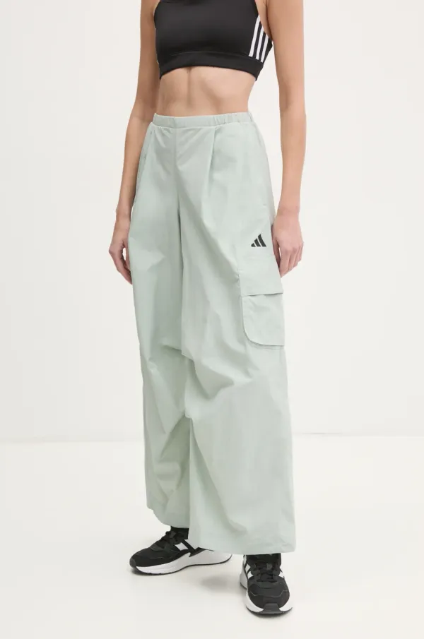 adidas Hlače adidas City Escape ženske, siva barva, JY0517