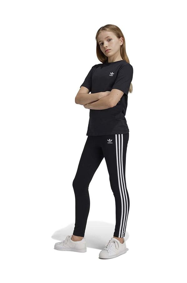 adidas Originals Hlače adidas Originals LEGGINGS črna barva, IY7475