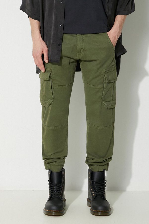 Alpha Industries Hlače Alpha Industries Army Pant moške, zelena barva