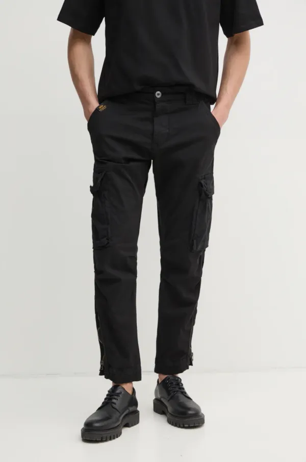 Alpha Industries Hlače Alpha Industries Task Force Pant moške, črna barva, 106203