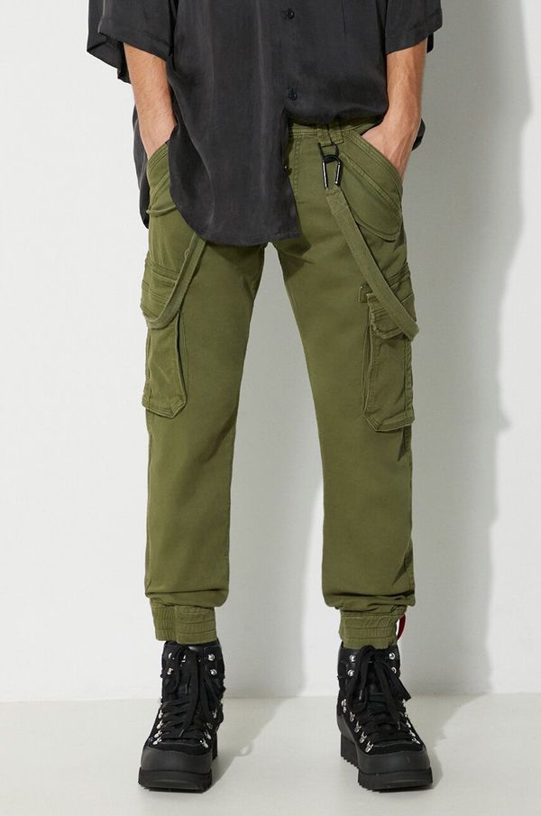 Alpha Industries Hlače Alpha Industries Utility Pant moške, zelena barva