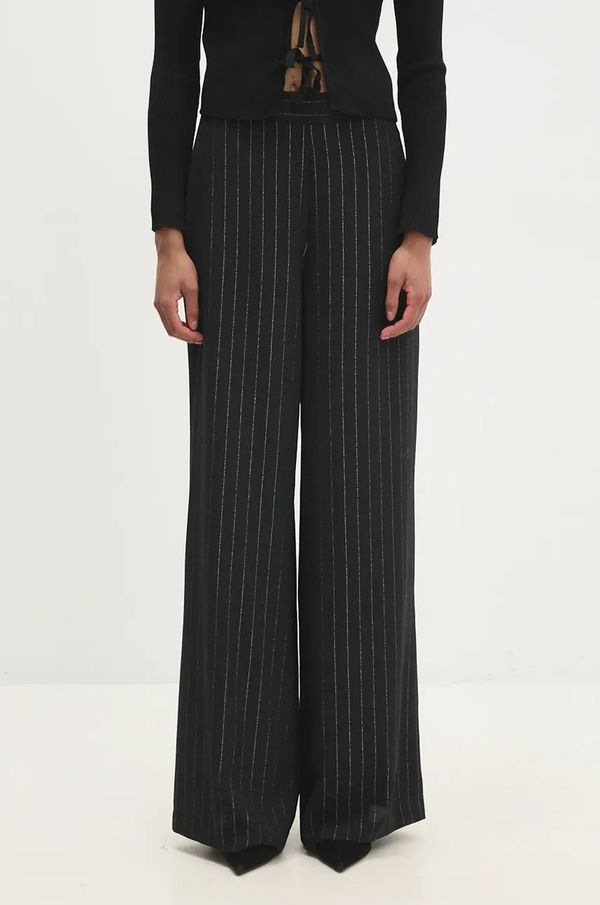 Answear Lab Hlače Answear Lab ženski, črna barva