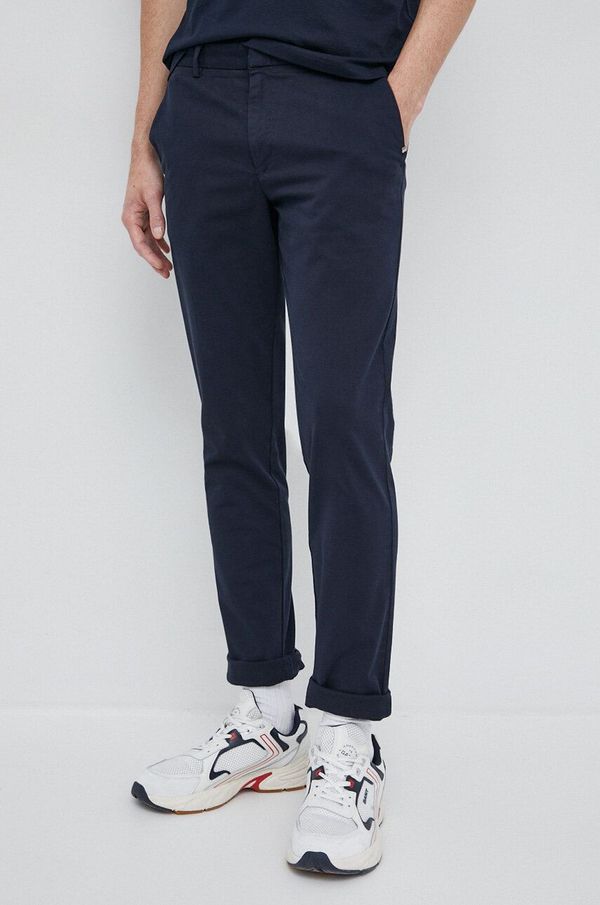 Boss Hlače BOSS moški, mornarsko modra barva