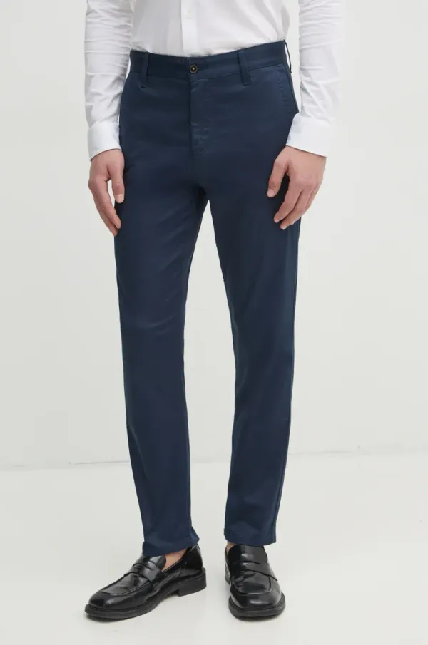 BOSS Orange Hlače BOSS Orange moške, mornarsko modra barva, 50529332