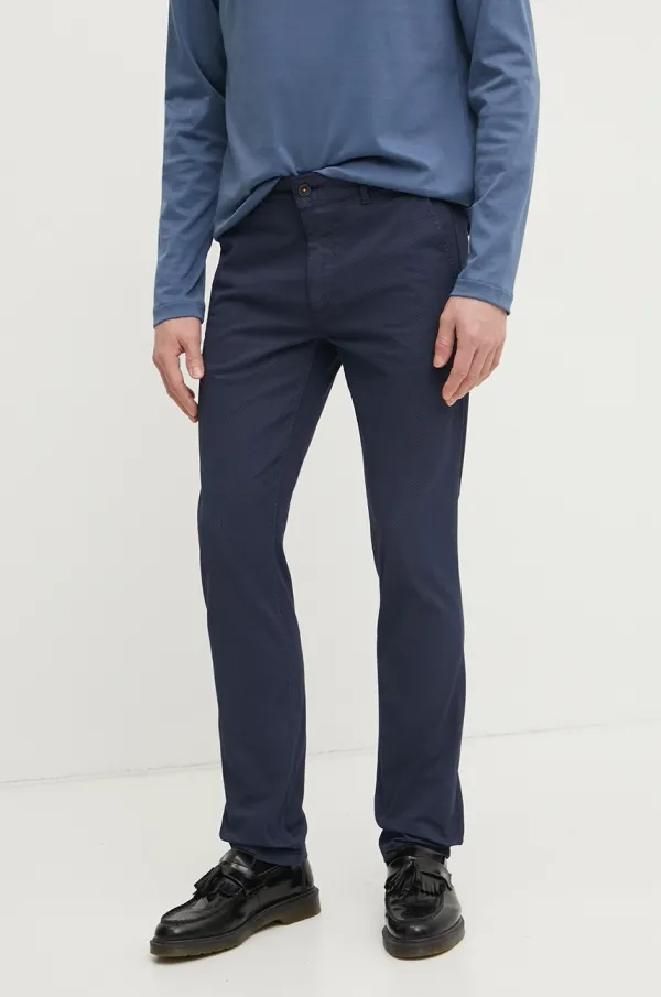 BOSS Orange Hlače BOSS Orange moške, mornarsko modra barva, 50531123