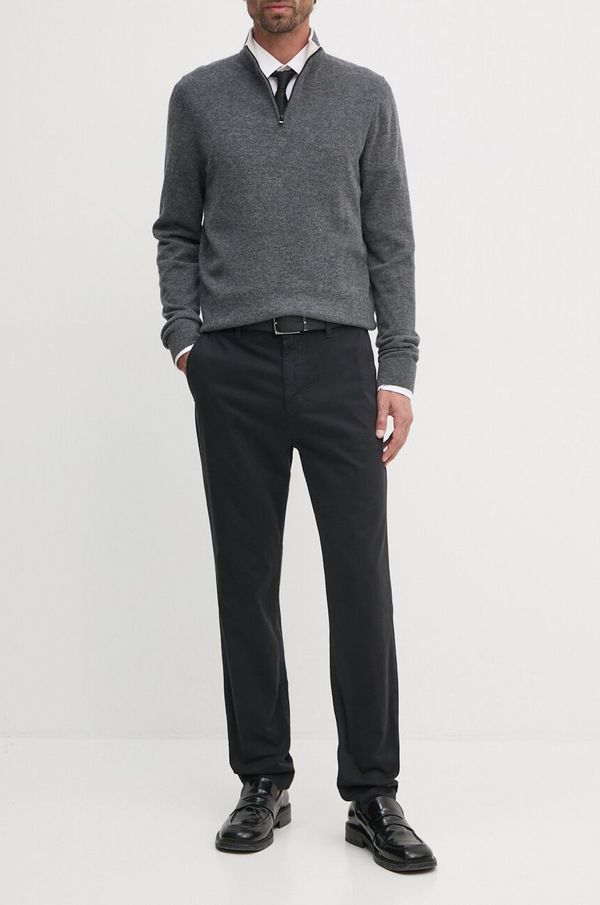 BOSS Orange Hlače Boss Orange moške, rjava barva, 50510917