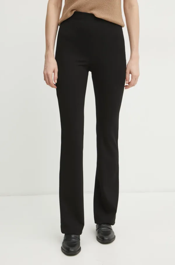 BOSS Orange Hlače BOSS Orange ženske, črna barva, 50535383