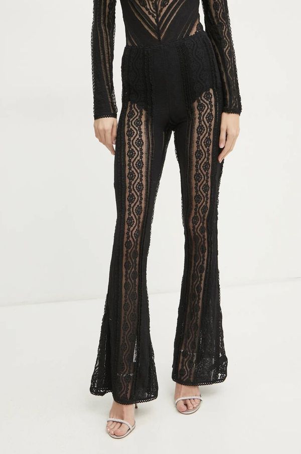 Charo Ruiz Ibiza Hlače Charo Ruiz Ibiza Eana ženske, črna barva, 255501