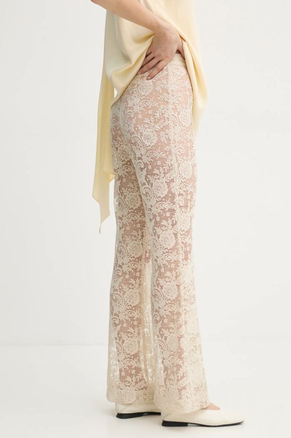 Day Birger et Mikkelsen Hlače Day Birger et Mikkelsen Toby ženske, bež barva, DAY65243765