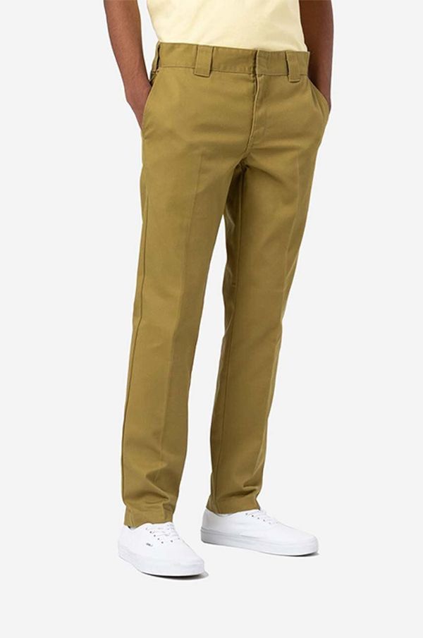 Dickies Hlače Dickies 872 Work Pant Rec moške, zelena barva