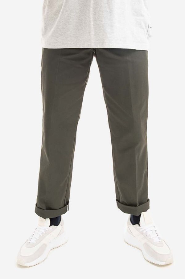 Dickies Hlače Dickies Spodnie Dickies 874 Work Pant DK0A4XK6OGX moške, zelena barva