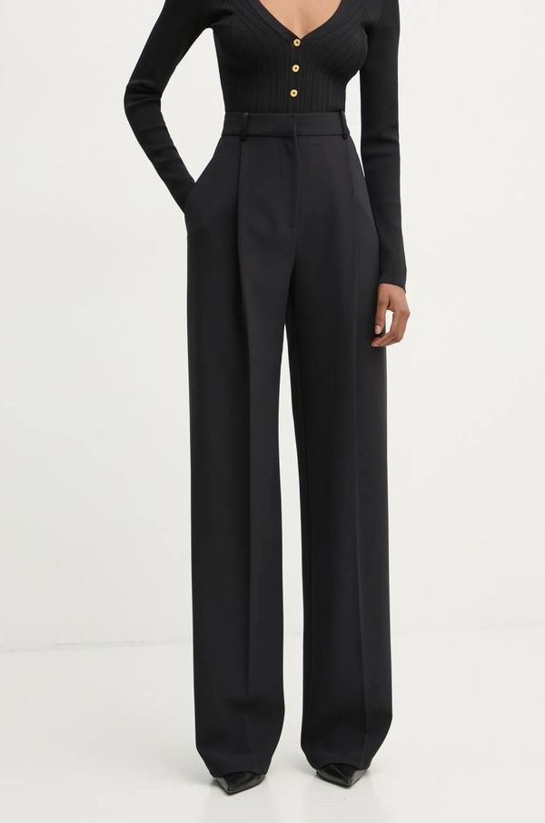 Elisabetta Franchi Hlače Elisabetta Franchi ženske, črna barva, PA08151E2