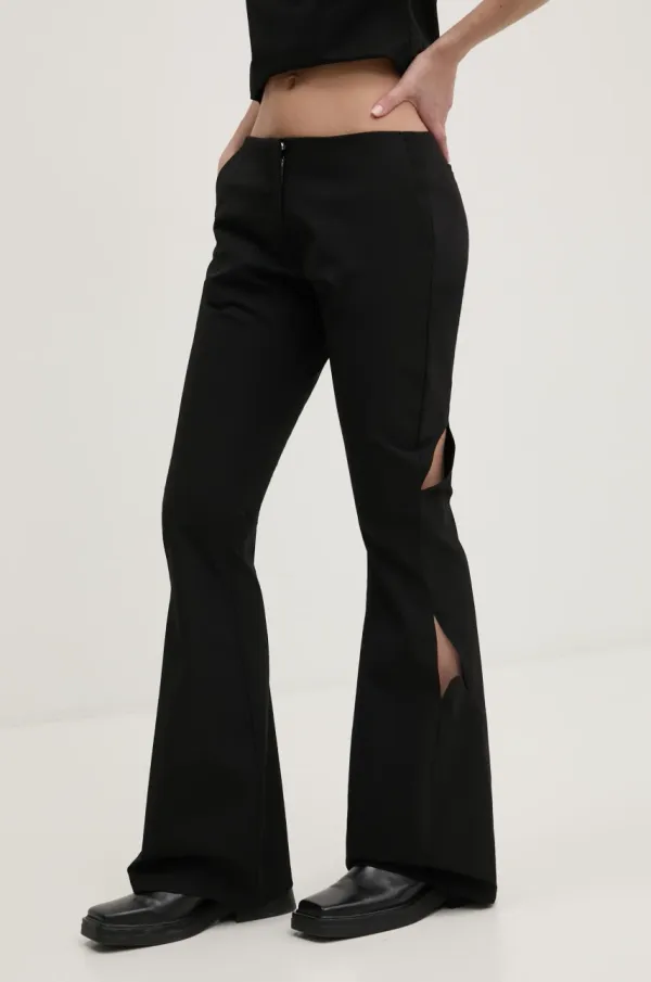 HELIOT EMIL Hlače Heliot Emil ženske, črna barva, PRESS25_W_10_191_BLK01