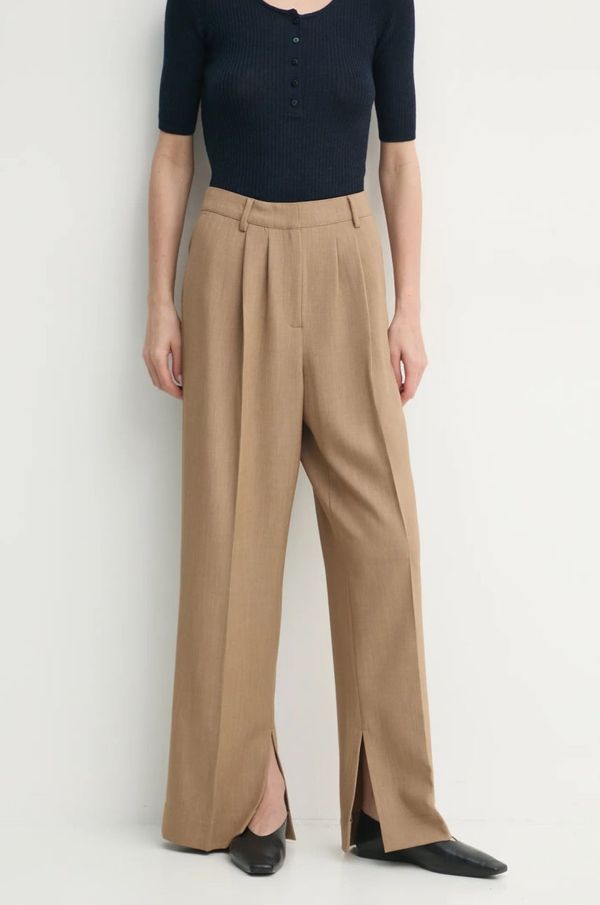 Herskind Hlače Herskind Rupert ženske, rjava barva, 5412177