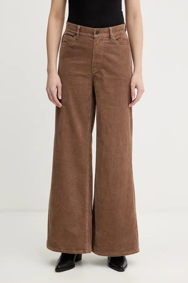 Zadig&Voltaire Hlače iz rebrastega žameta ZADIG&VOLTAIRE