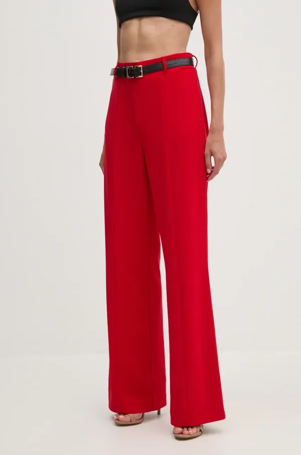 Joseph Ribkoff Hlače Joseph Ribkoff ženske, rdeča barva, 244093