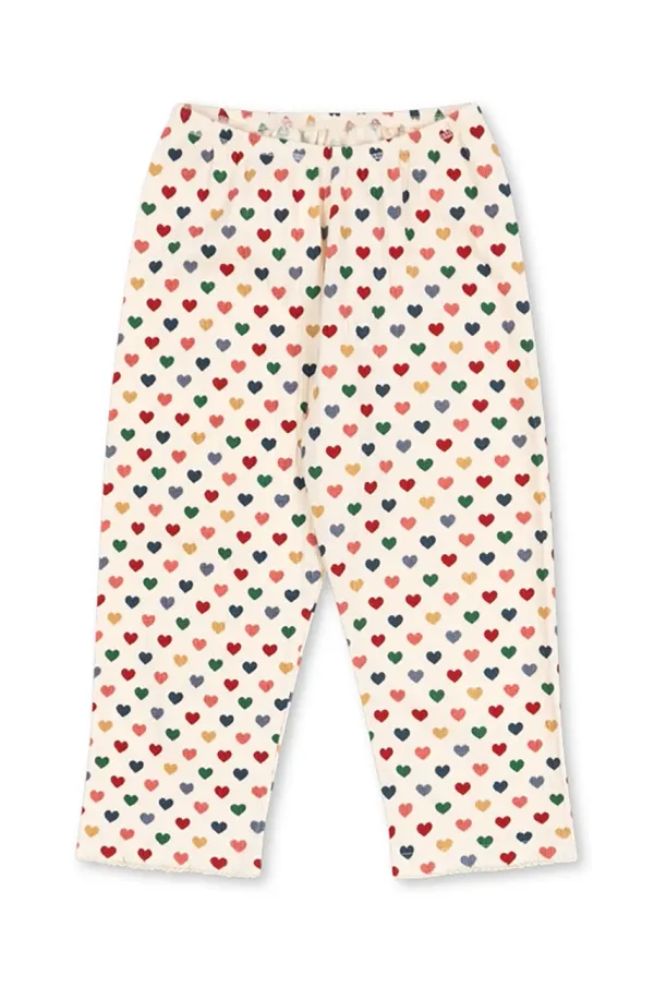 Konges Sløjd Hlače Konges Sløjd CHLEO PANTS OCS bež barva, KS102457