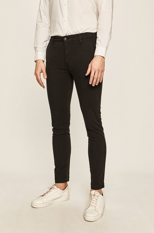 Levi's Hlače Levi's Xx Chino Slim Ii moške, črna barva