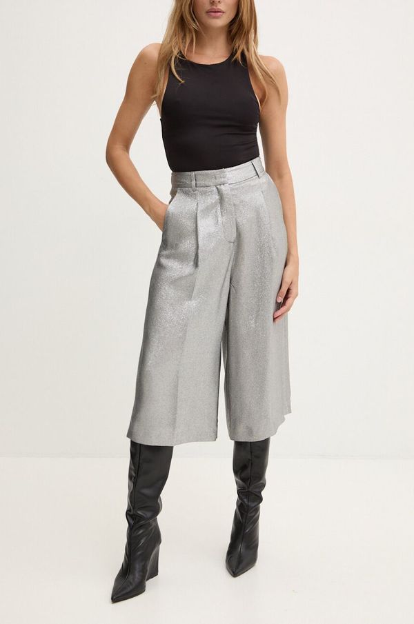 Liu Jo Hlače Liu Jo ženske, srebrna barva, WF4472 T1021