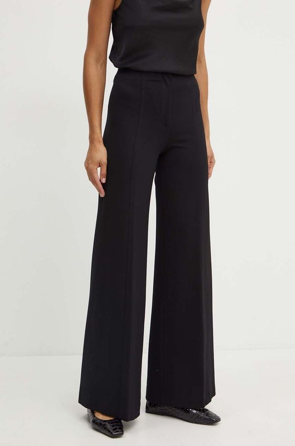 Liviana Conti Hlače Liviana Conti ženske, črna barva, CNTI88