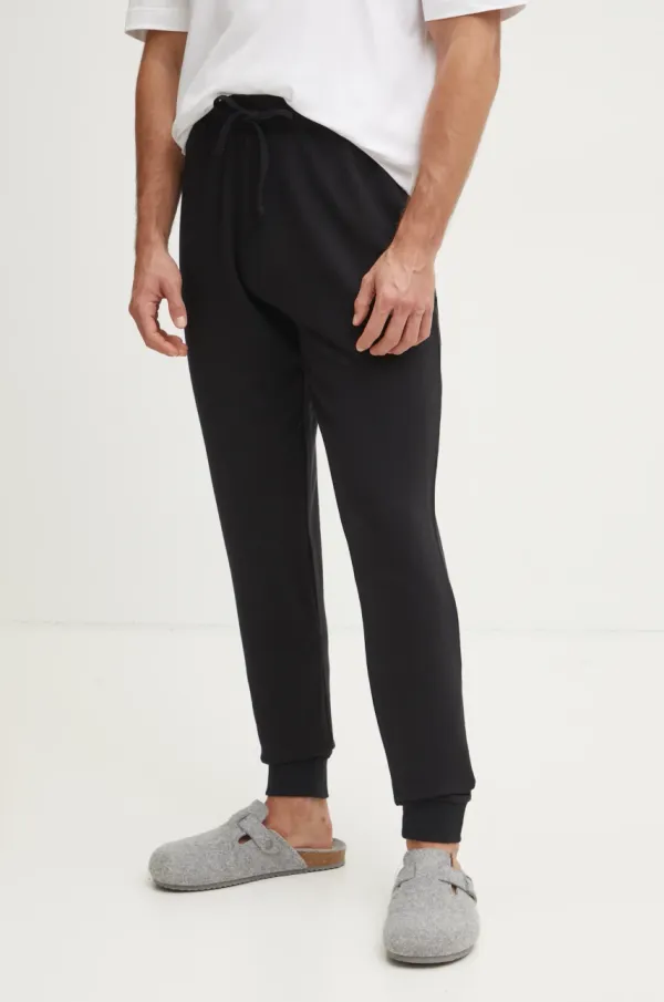 HUGO Hlače lounge HUGO črna barva, 50532297