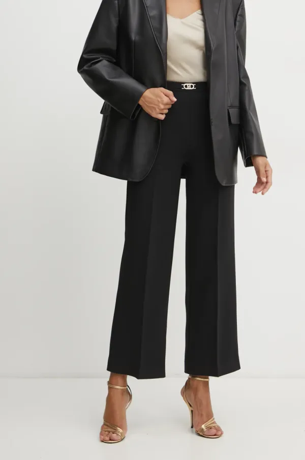 Marciano Guess Hlače Marciano Guess BECKY ženske, črna barva, 5RGB02 7115A