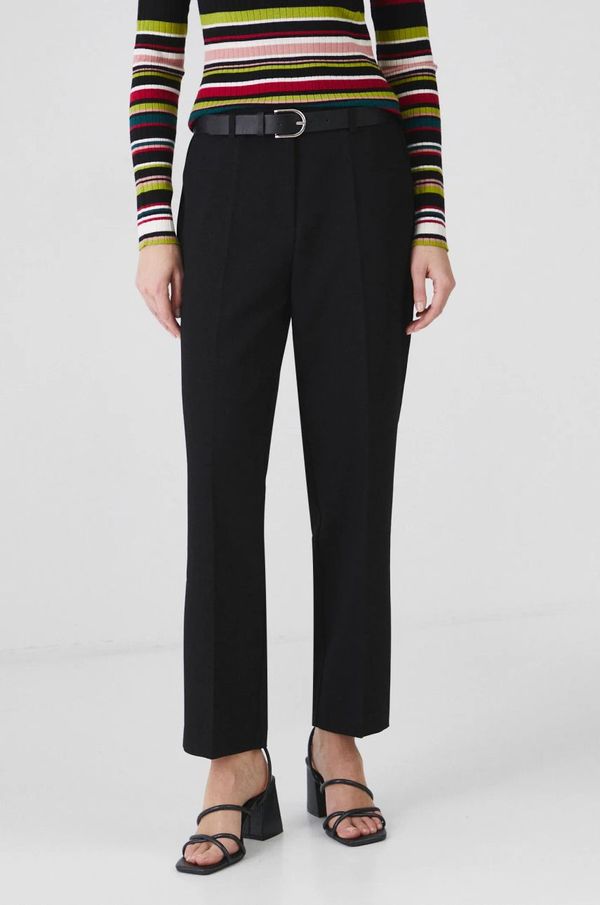 Medicine Hlače Medicine ženski, črna barva