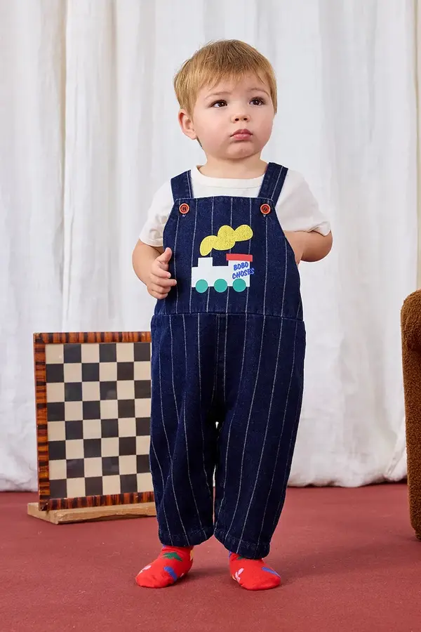 Bobo Choses Hlače na naramnice za dojenčke Bobo Choses Choo Choo