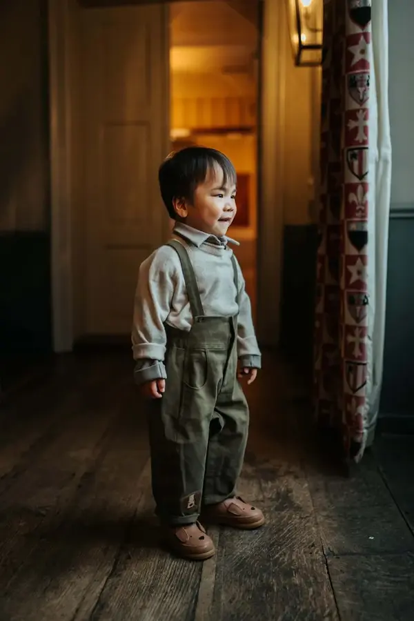 Donsje Hlače na naramnice za dojenčke Donsje Lewes Overalls