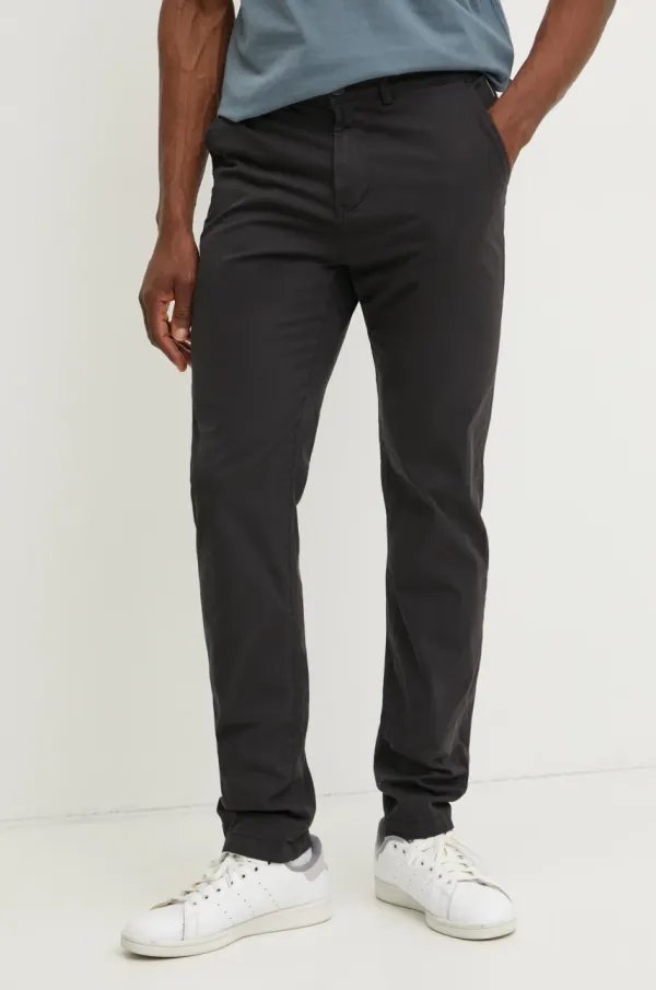 Napapijri Hlače Napapijri M-Puyo moške, črna barva, NP0A4H980411