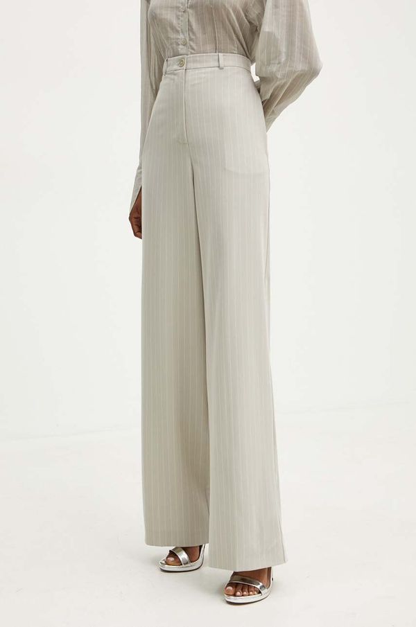 Patrizia Pepe Hlače Patrizia Pepe ženske, siva barva, 8P0615 A457