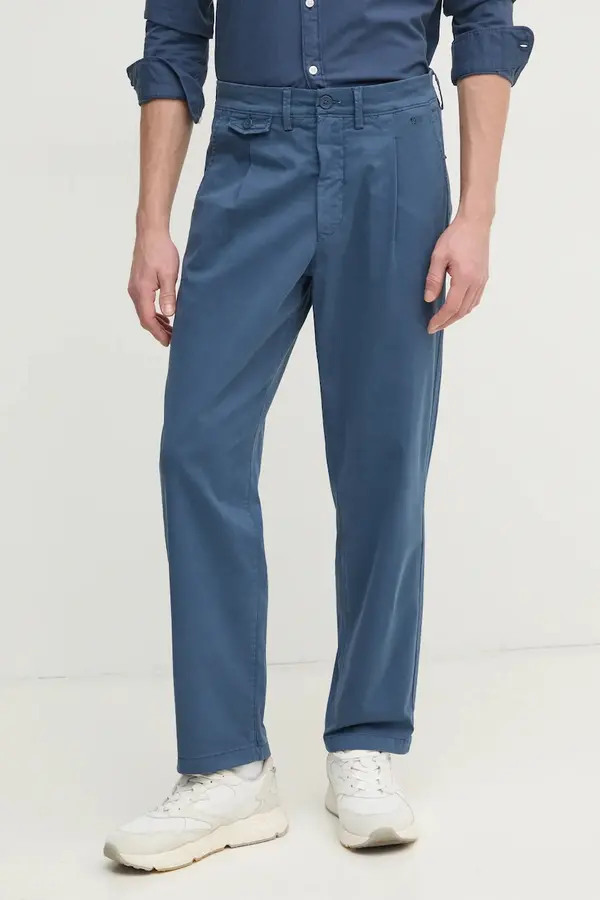 Pepe Jeans Hlače Pepe Jeans RELAXED COMFORT PLEATED CHINO
